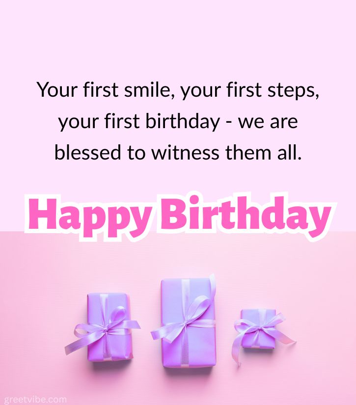 Happy 1st Birthday Wishes
