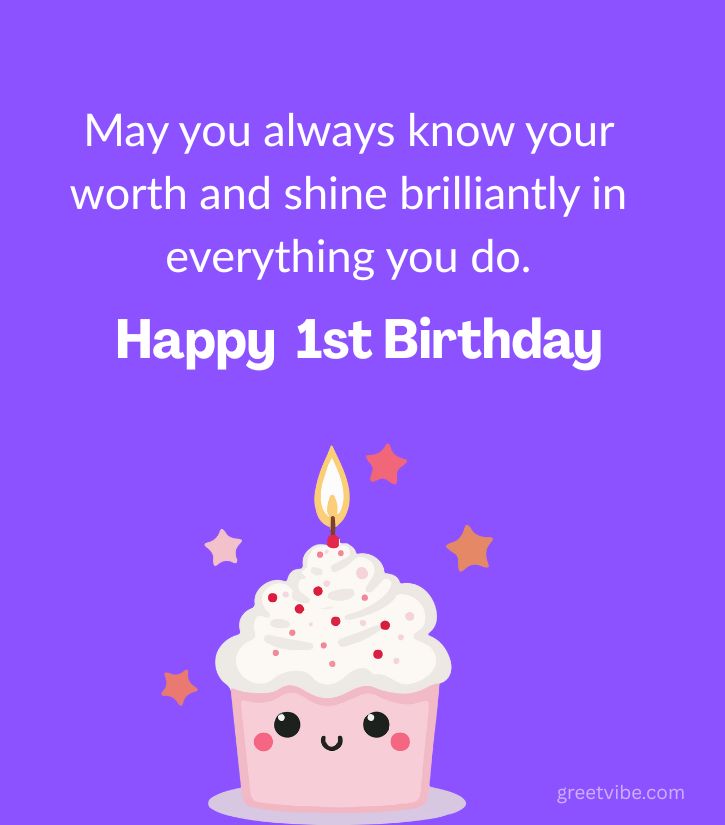Blessing 1st Birthday Wishes