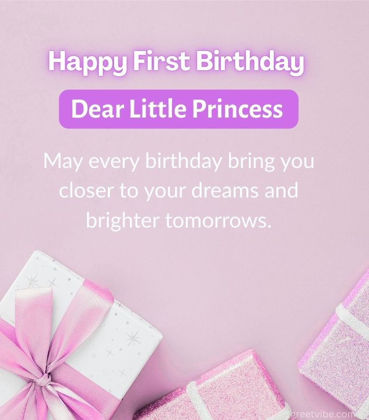 1st Birthday Wishes for Little baby