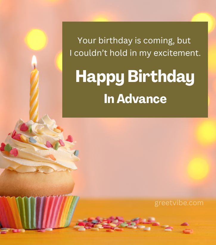 Advance Birthday Greetings for Boyfriend
