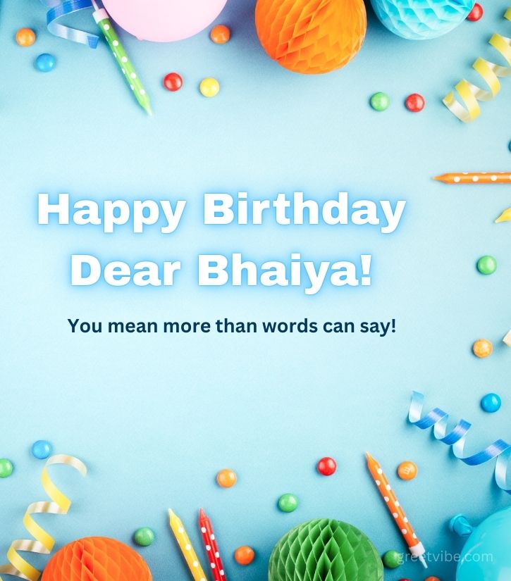 Happy Birthday Bhai Images