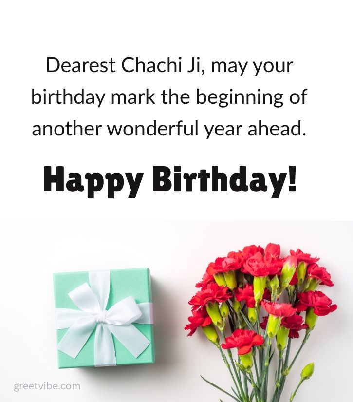 Happy Birthday Wishes for Chachi Ji with Touching Quotes