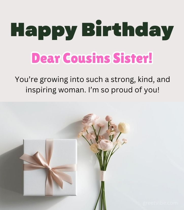 Happy Birthday Wishes for Cousin Sister