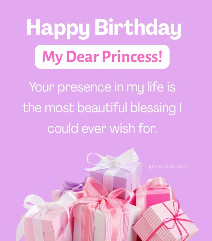 Birthday Greetings Pics for Princess Daughter