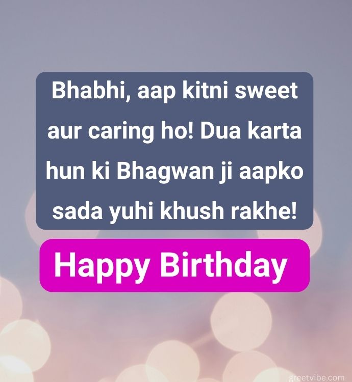 Birthday Quotes for Bhabhi