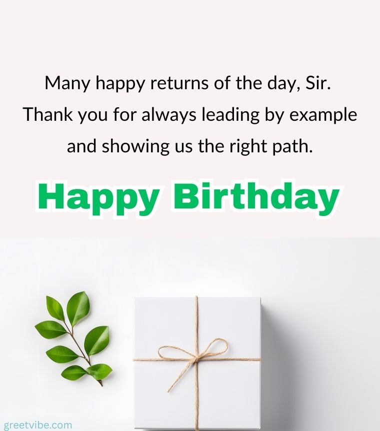 Happy Birthday Greetings for Teacher