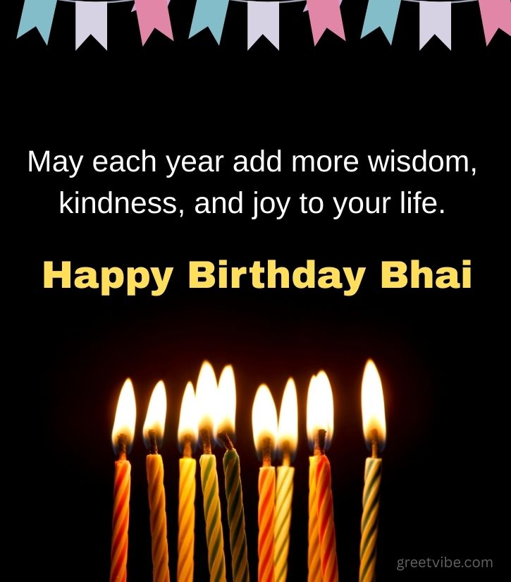 Birthday Bhai wishes