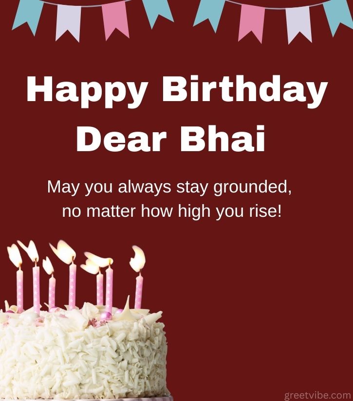 Happy Birthday Greetings for Bhai