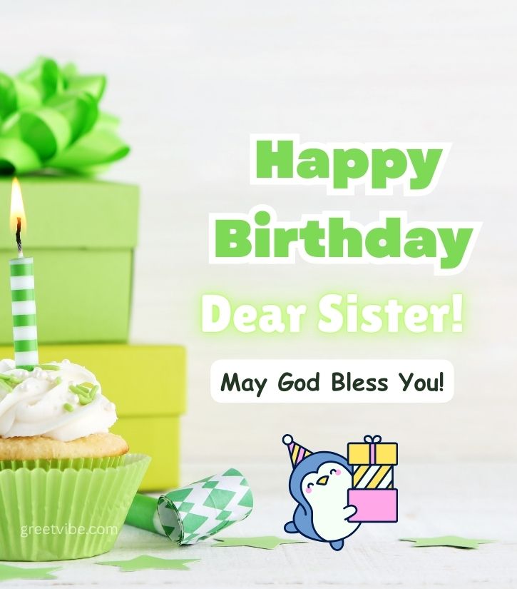 Birthday Greetings for Cousin Sister with Gifts