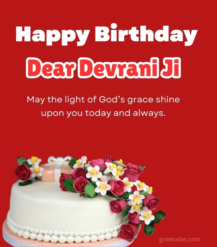 Blessing Birthday Wishes for Devrani Ji