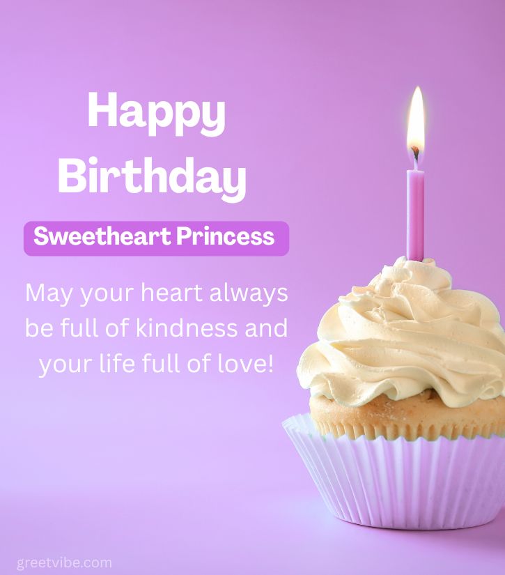 Happy Birthday Sweetheart Princess