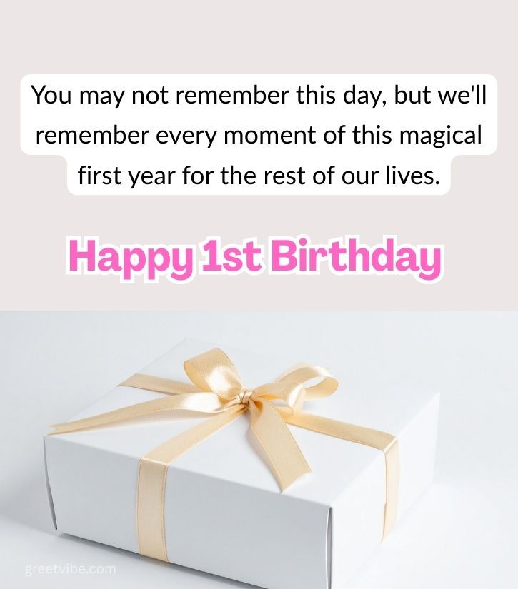 Happy First Birthday Quotes