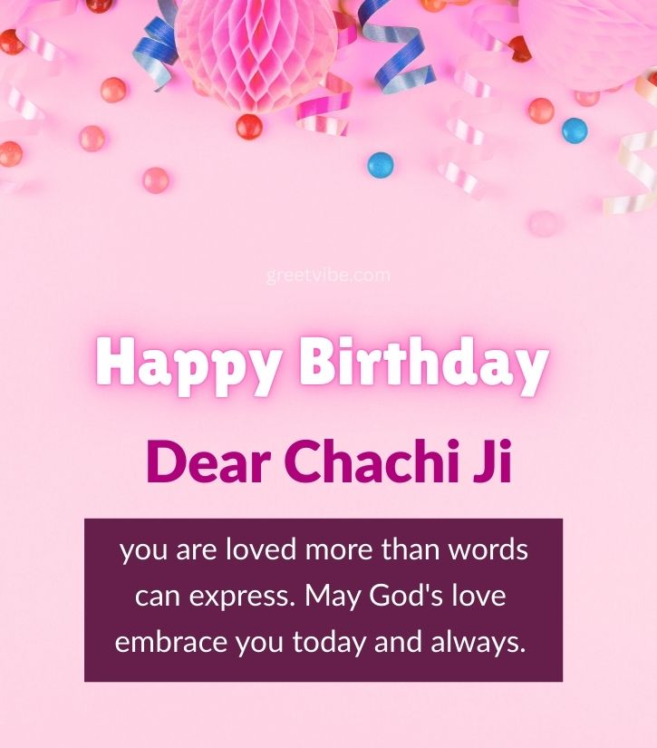 Chachi Ji Happy Birthday Greetings