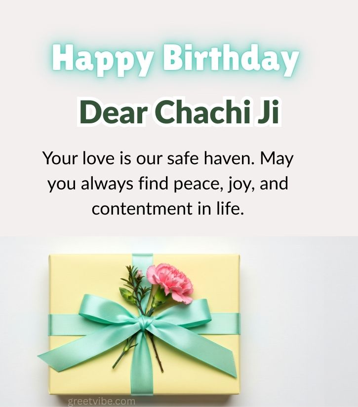 Happy Birthday Greetings for Chachi Ji