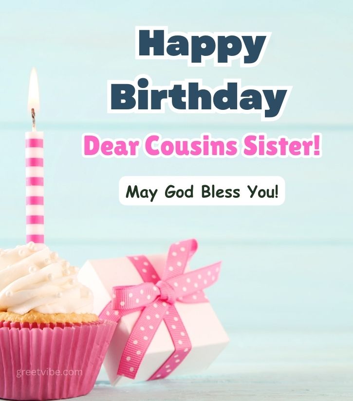 Blessing Birthday Wishes for Cousin Sister