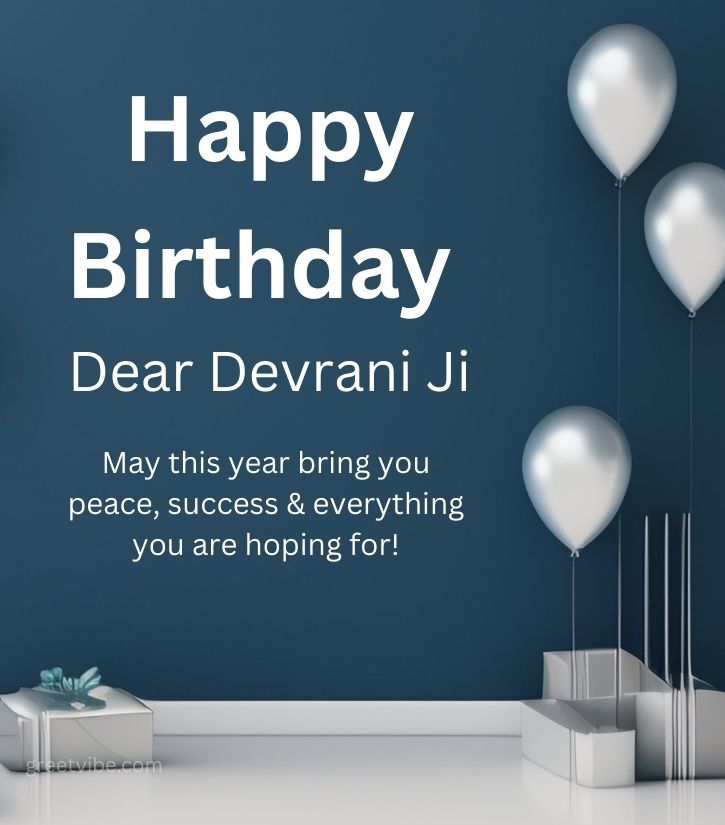 Devrani Ji Happy Birthday Wishes