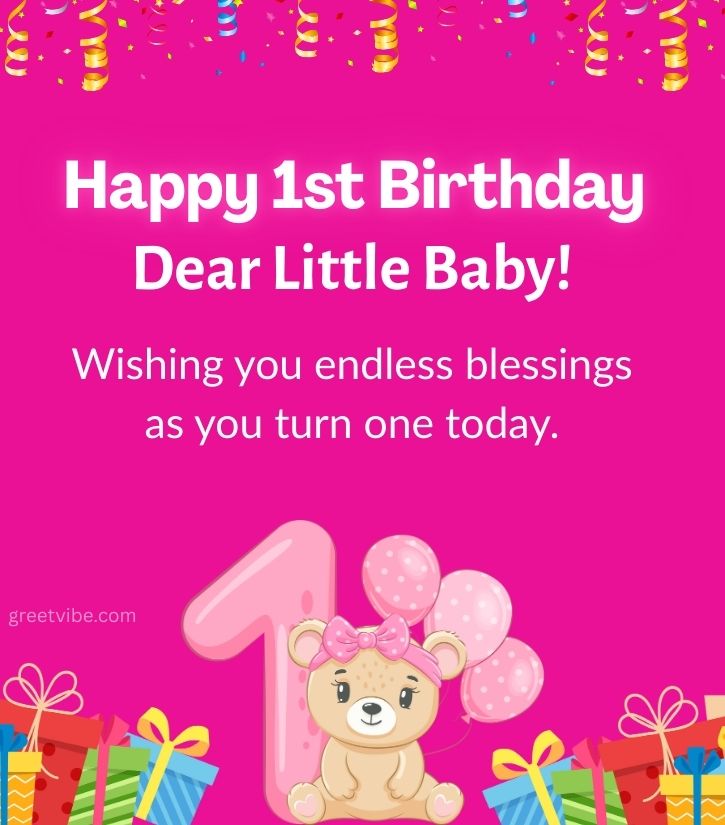1st Happy Birthday Images