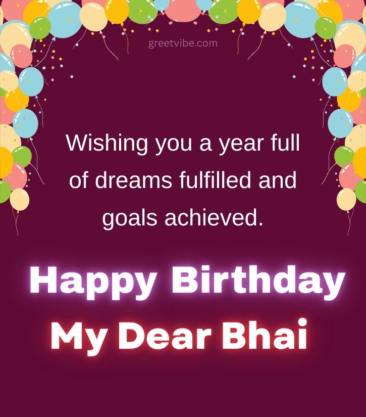 Brother Birthday Blessing Wishes Images