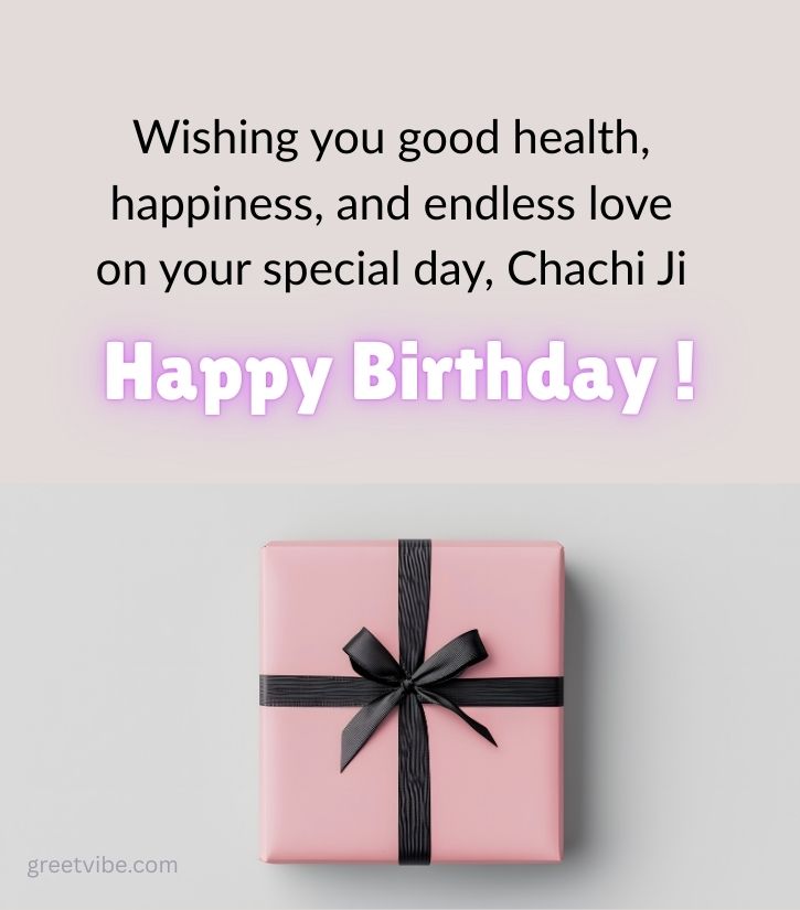 Chachi Ji birthday Images with Heartfelt Lines