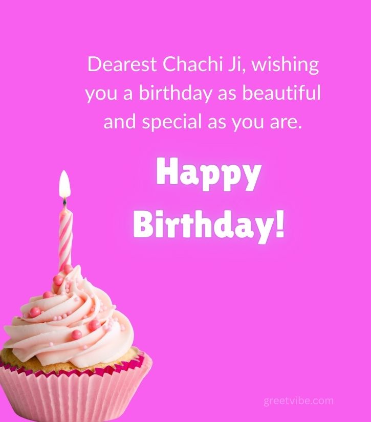 Dear Chachi Ji Happy Birthday Pics