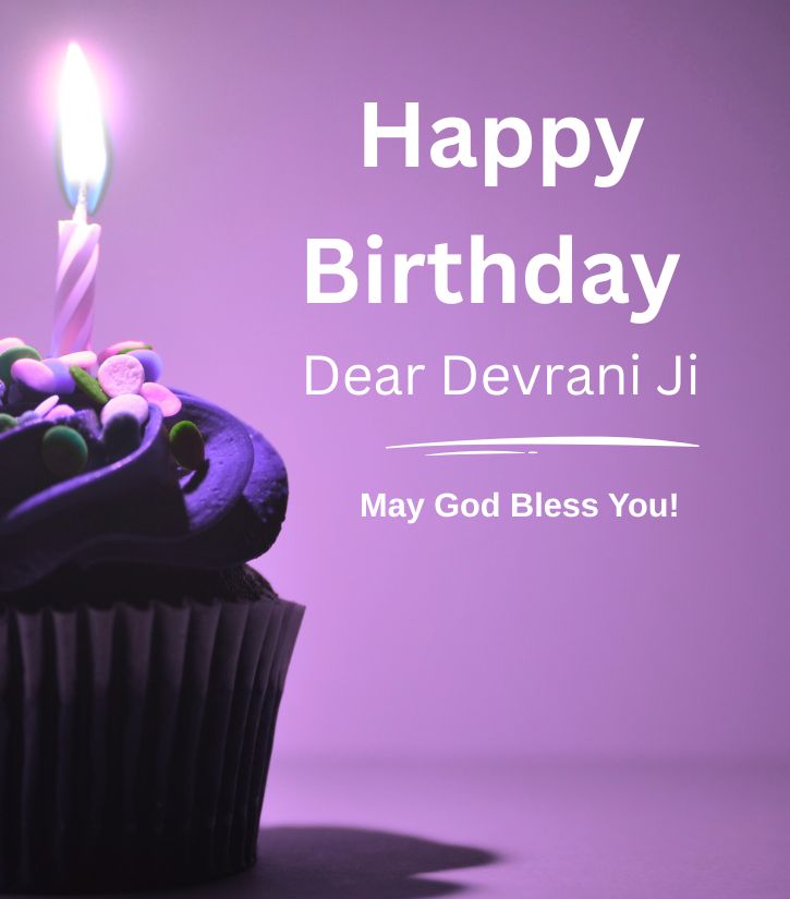 Birthday Wishes for Devrani Ji With Cake