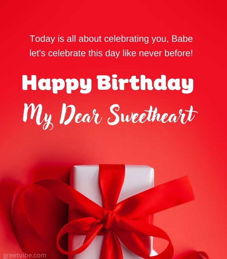 Happy Birthday Darling Images for Sweet gf
