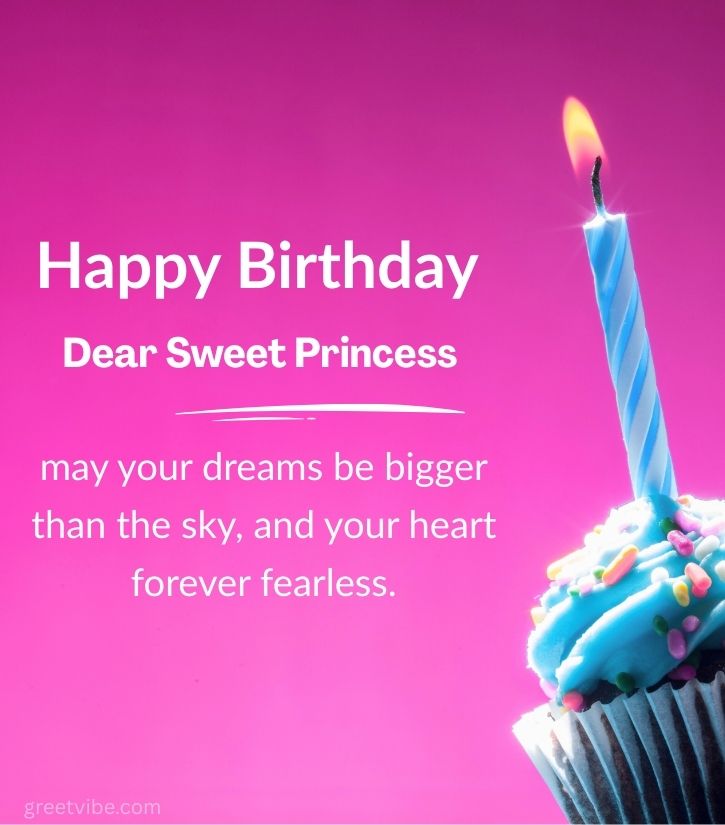 Birthday Wishes for Princess Girl with Blessings Quotes for Her Future