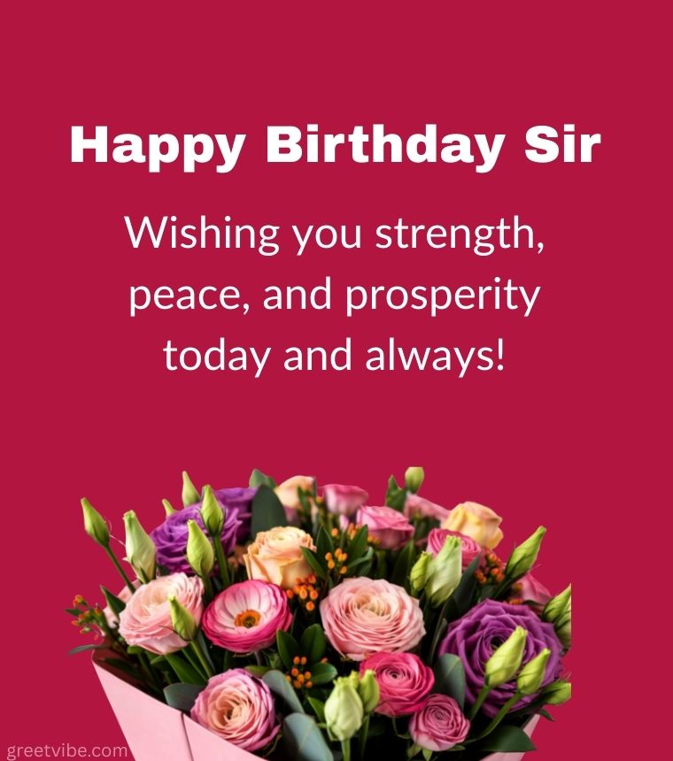 Happy Birthday Teacher Images with Flowers Bouquet