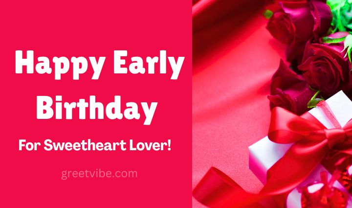 Love Advance Birthday greetings