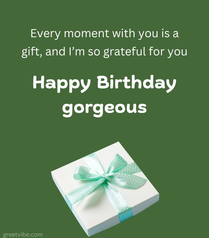 Happy Birthday Darling Quotes with gift Box