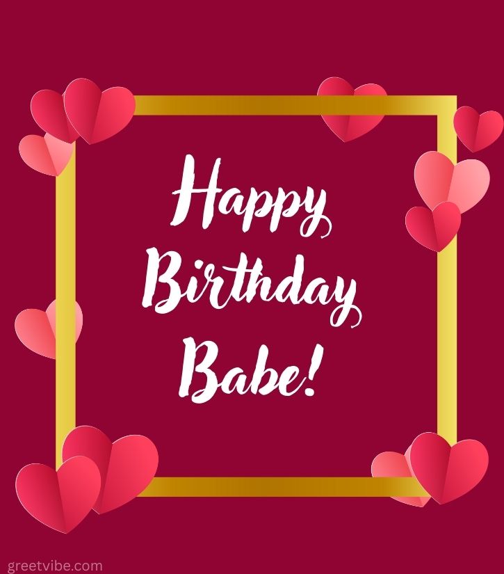 Happy Birthday Babe Images for Lover