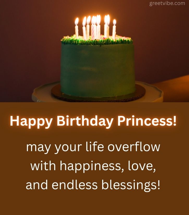 Happy Birthday Princess Images with Blessings Wishes