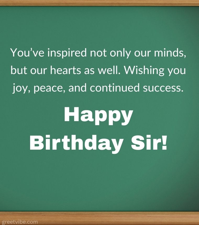Inspirational Birthday Quotes for Teachers