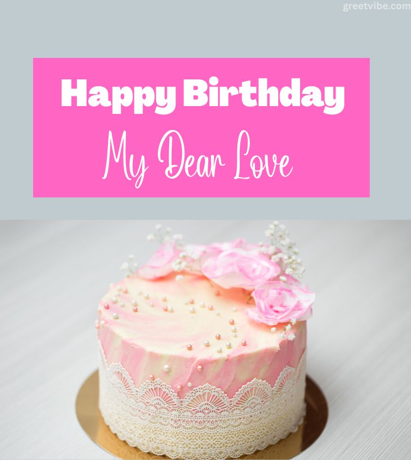 Happy Birthday Wishes For Him with Cake