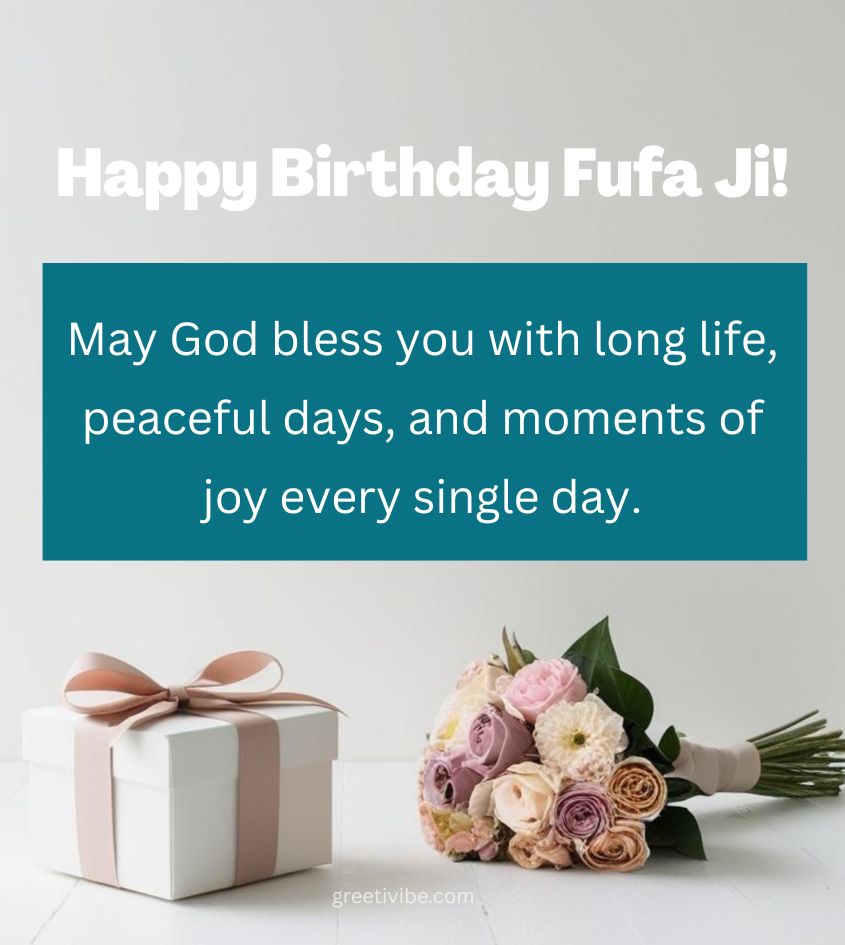 Happy Birthday Wishes for Fufa Ji