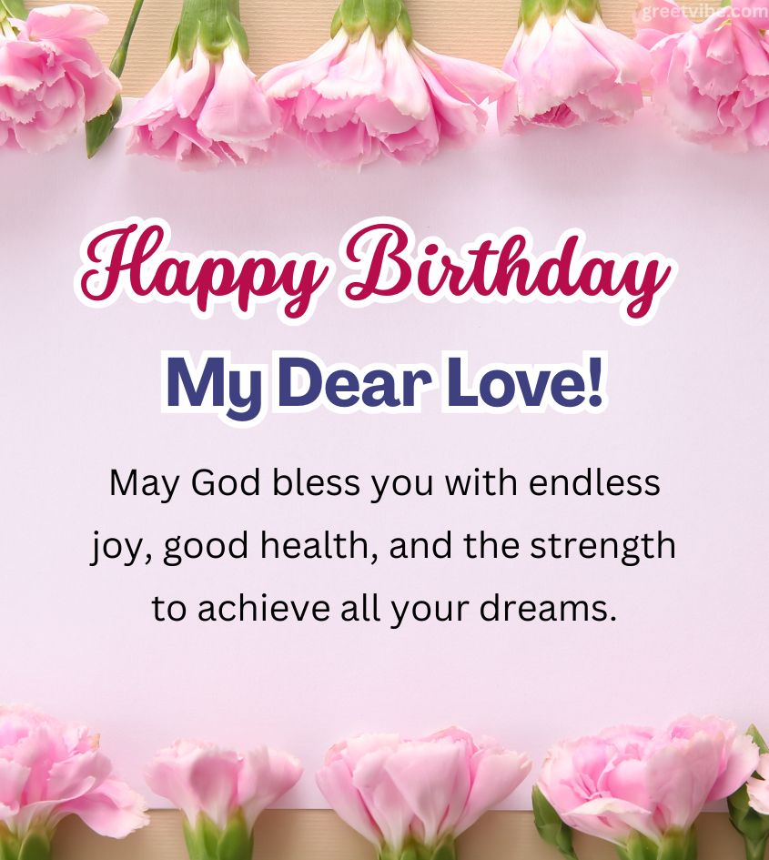 Blessing Birthday Wishes for Boyfriend