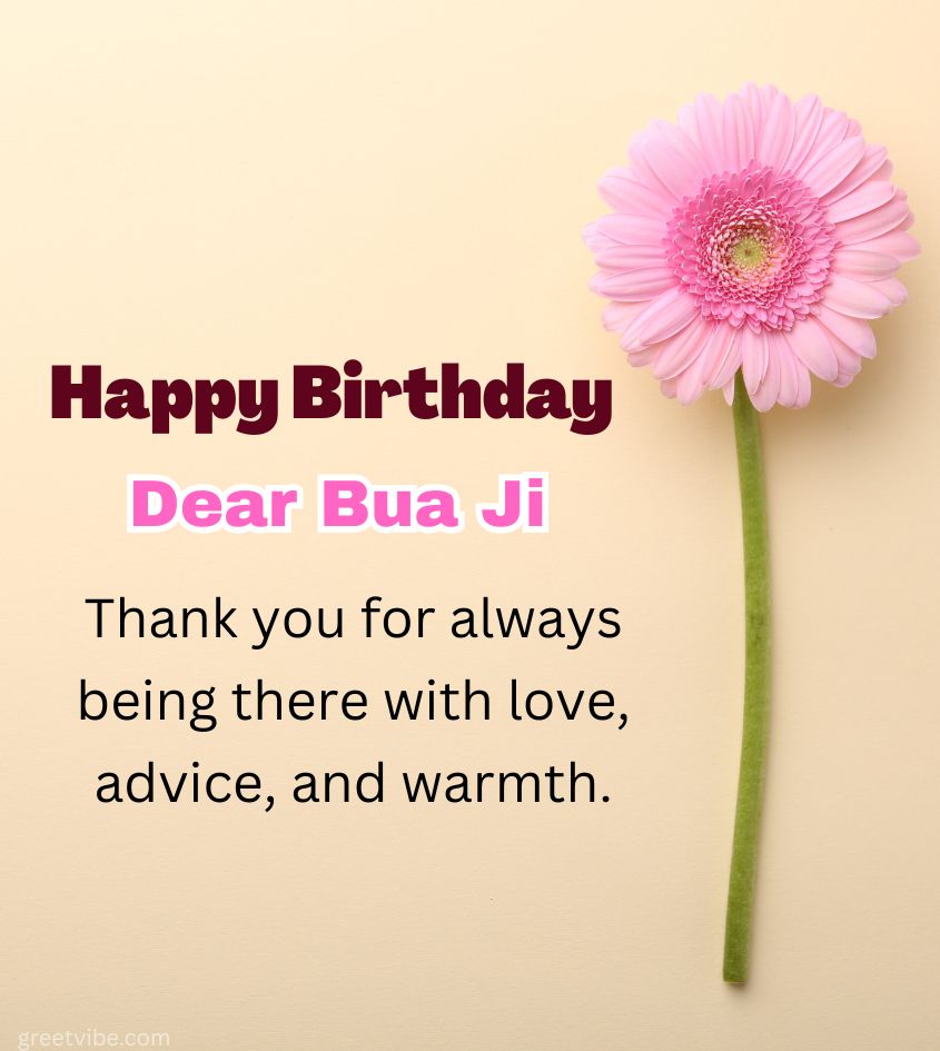 Happy Birthday Quotes for Bua Ji