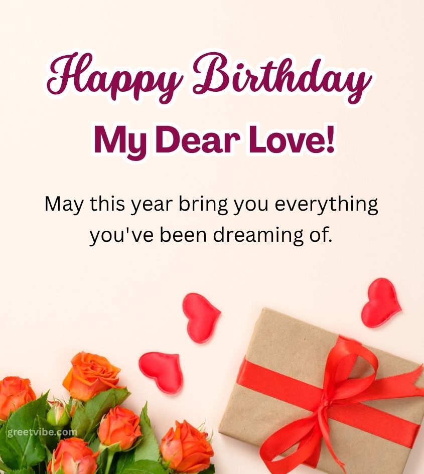 Happy Birthday Wishes For Male Lover with cake