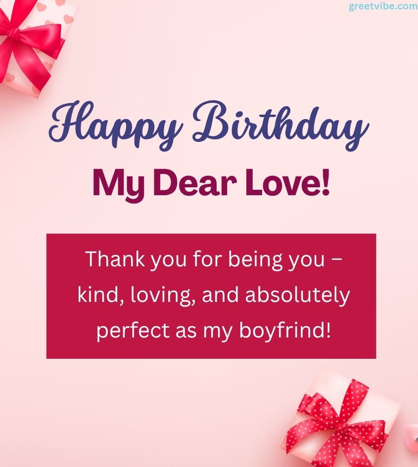 Love Birthday Wishes for Boyfriend