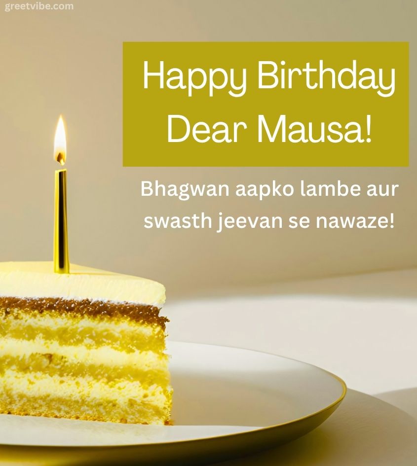 Blessing Birthday Wishes for Mausa Ji