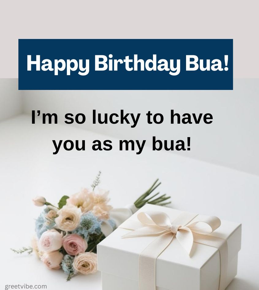 Happy Birthday Bua Ji Greetings