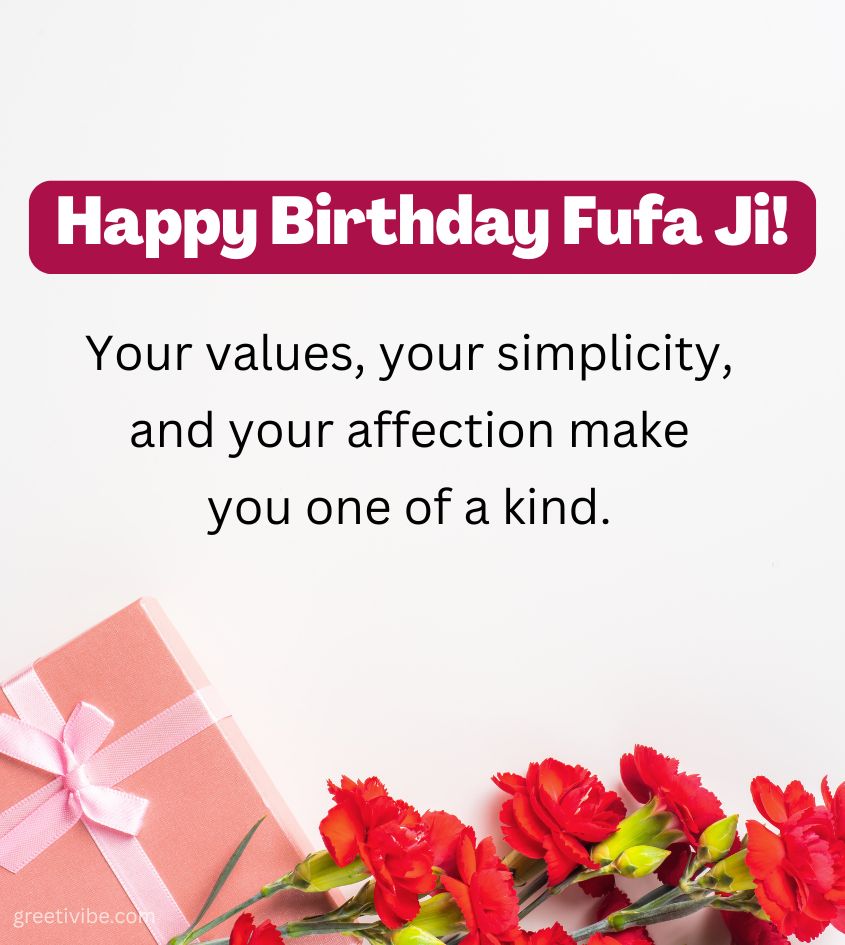 Happy Birthday Greetings for Fufa Ji