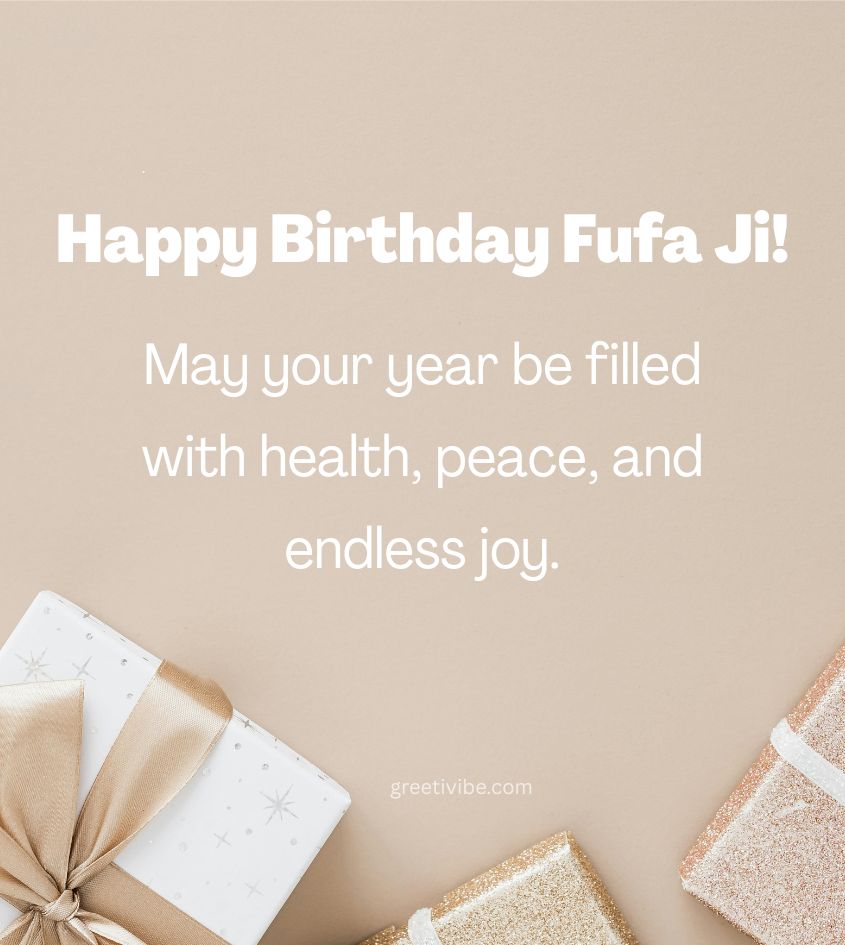 Birthday Wishes Pics for Fufa Ji