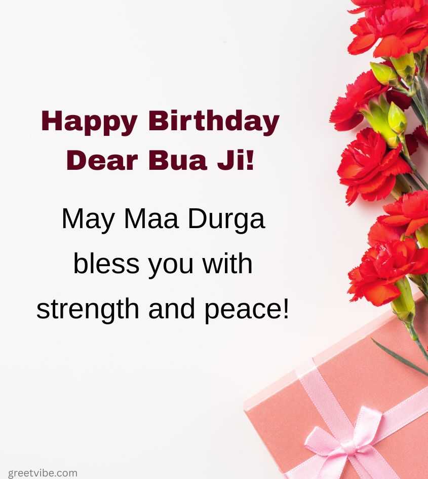 Blessing Happy Birthday Wishes for Bua Ji
