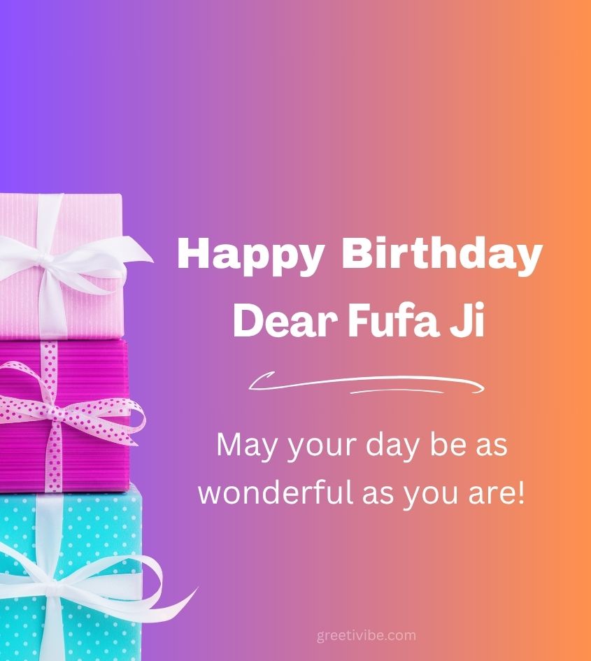 Birthday Wishes for Fufaji