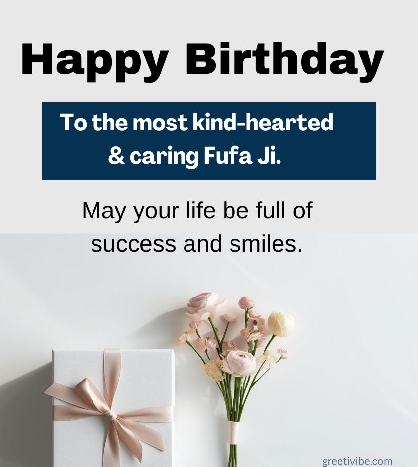 Birthday Greetings for Dear Fufa Ji