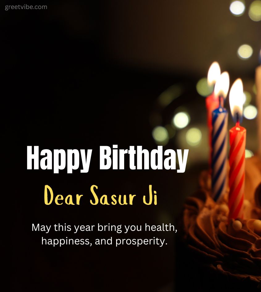 Birthday Greetings for Father Like Sasu Ji