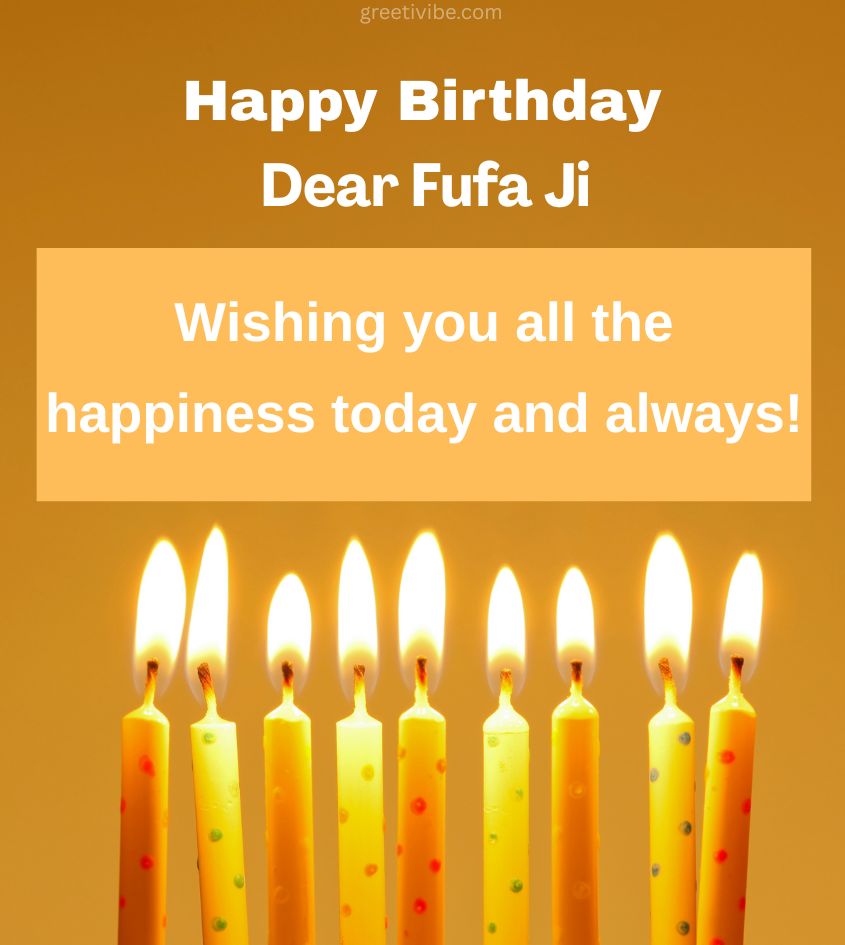 Happy Birthday Images Status for Fufa Ji