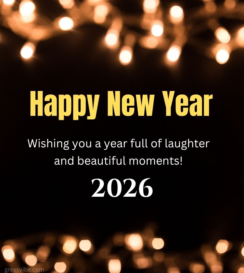 Happy New Year greeting 2026 Images