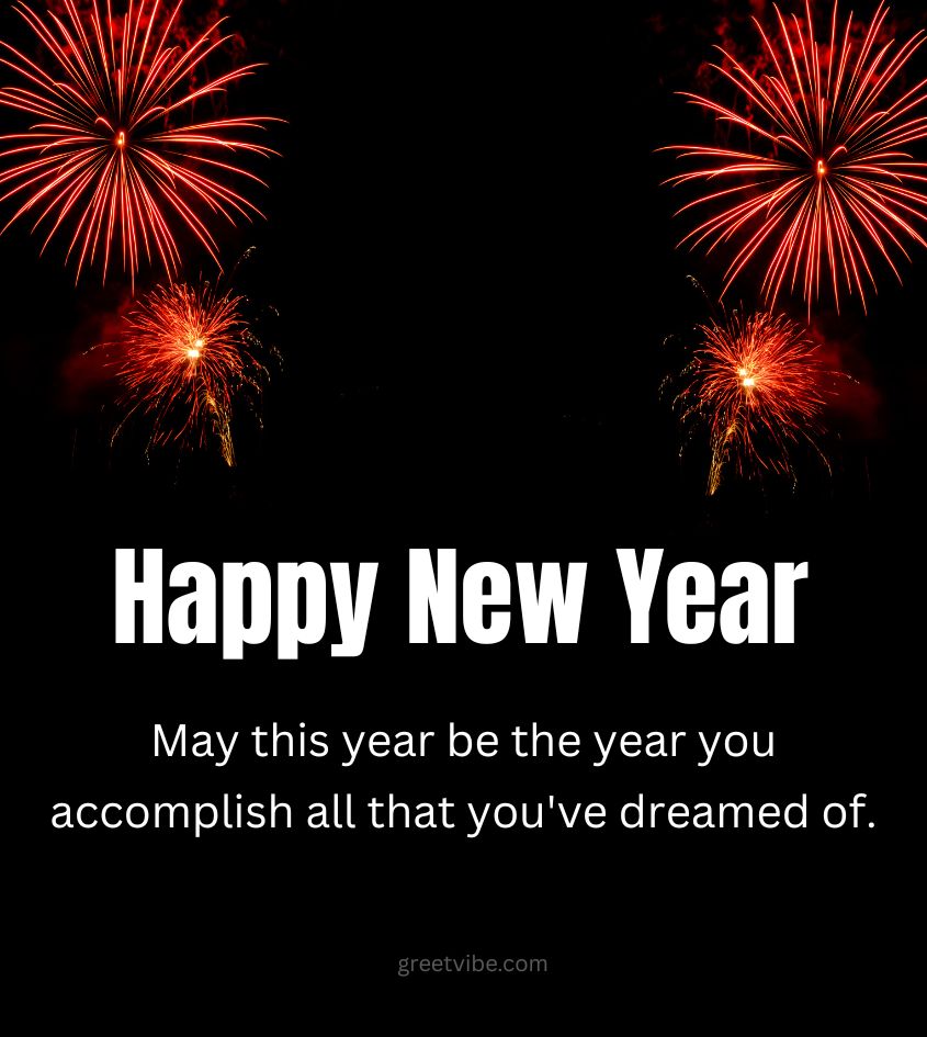 2026 Happy New Year greeting